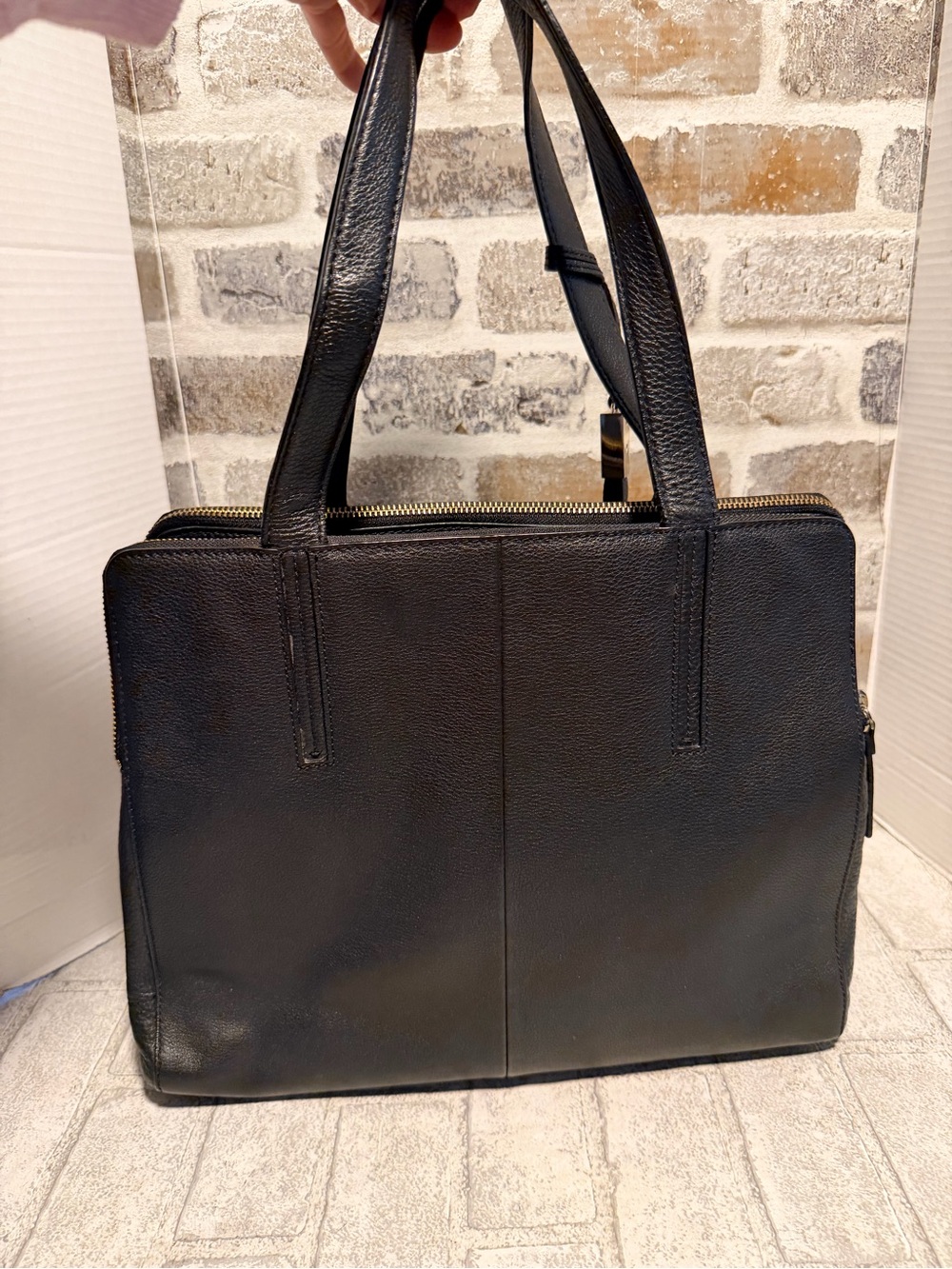 Women's Kate Spade Brennan Grey Street Black Shoulder Bag - - Picture 7 of 12